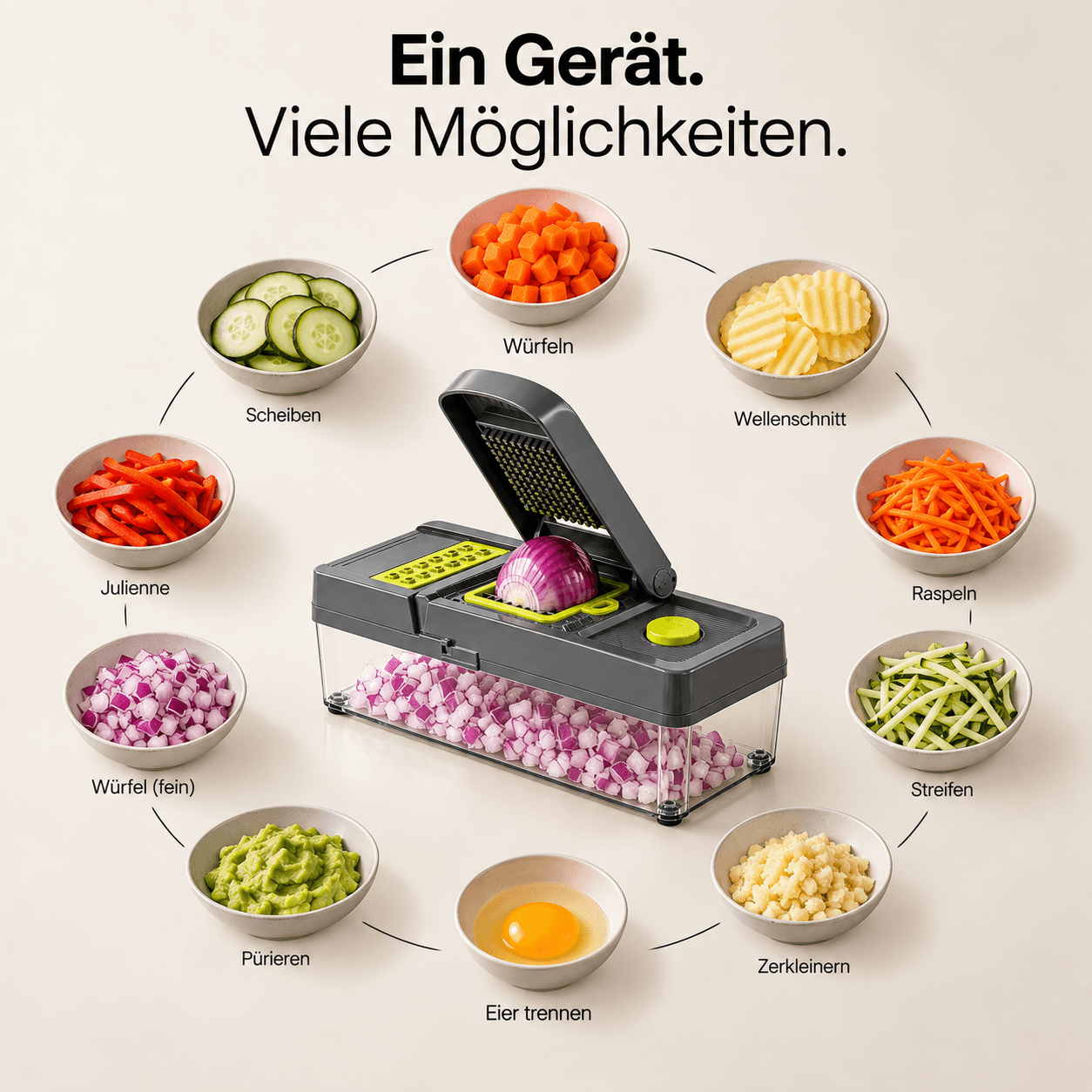 15 in 1 Gemüseschneider